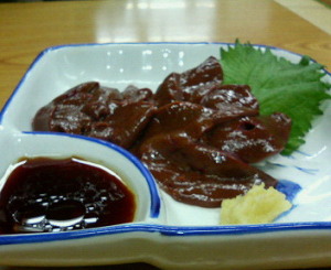 馬レバ刺